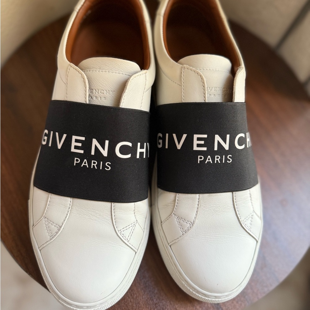Givenchy Paris White Slip-On Sneakers | Men’s 39 | Dust Bags included